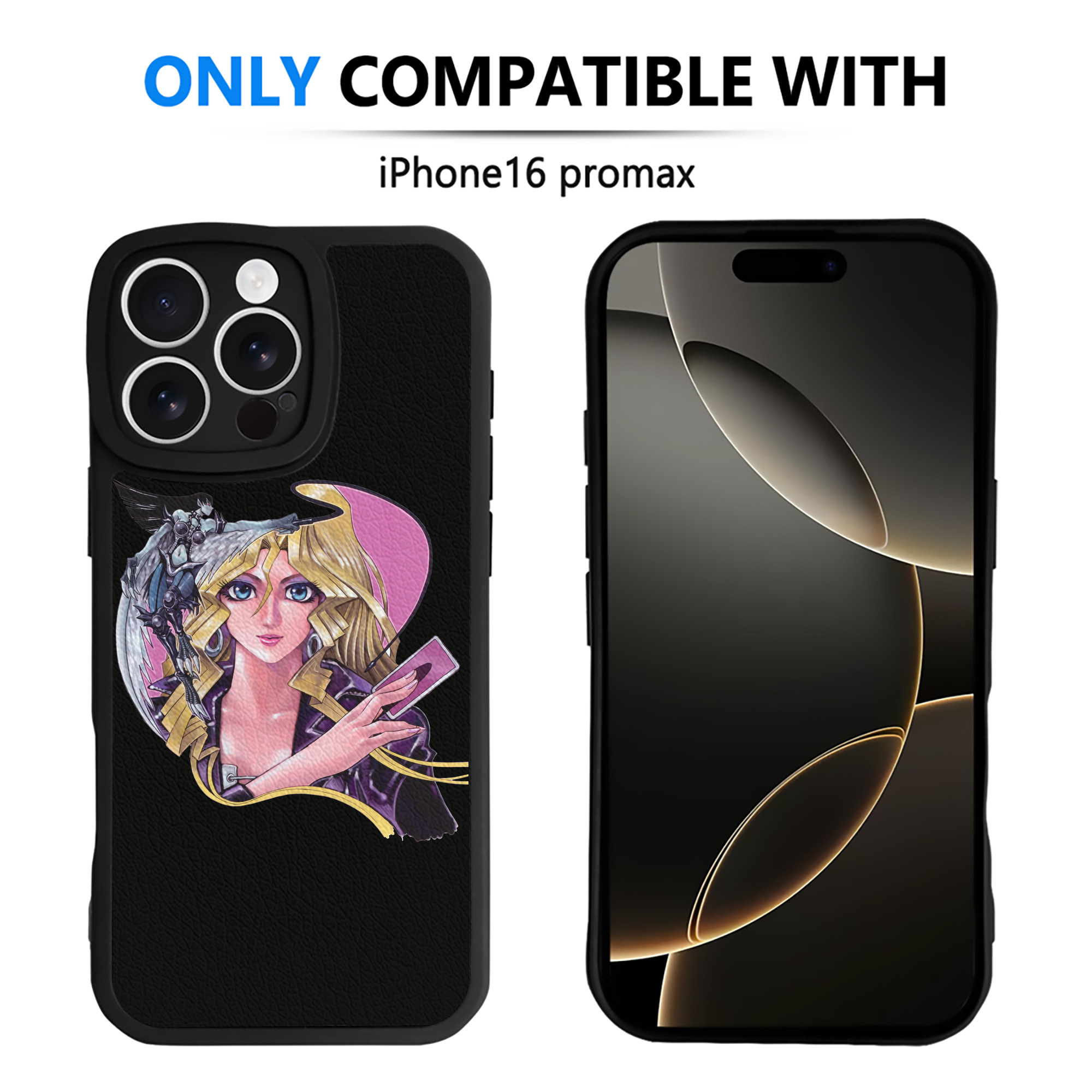 （画像用） 遊☆戯☆王 Yu-Gi-Oh! 【iPhone 16シリーズ対応】シリコンスマホケース（レザー調） 材質：シリコン